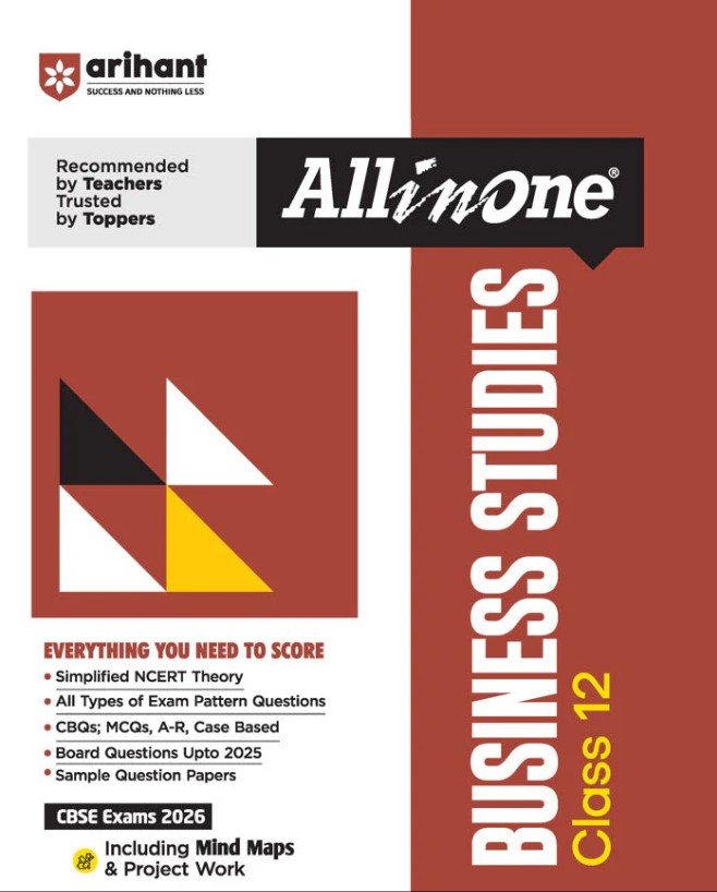 CBSE All in One Business Studies Class 12 Exam 2026